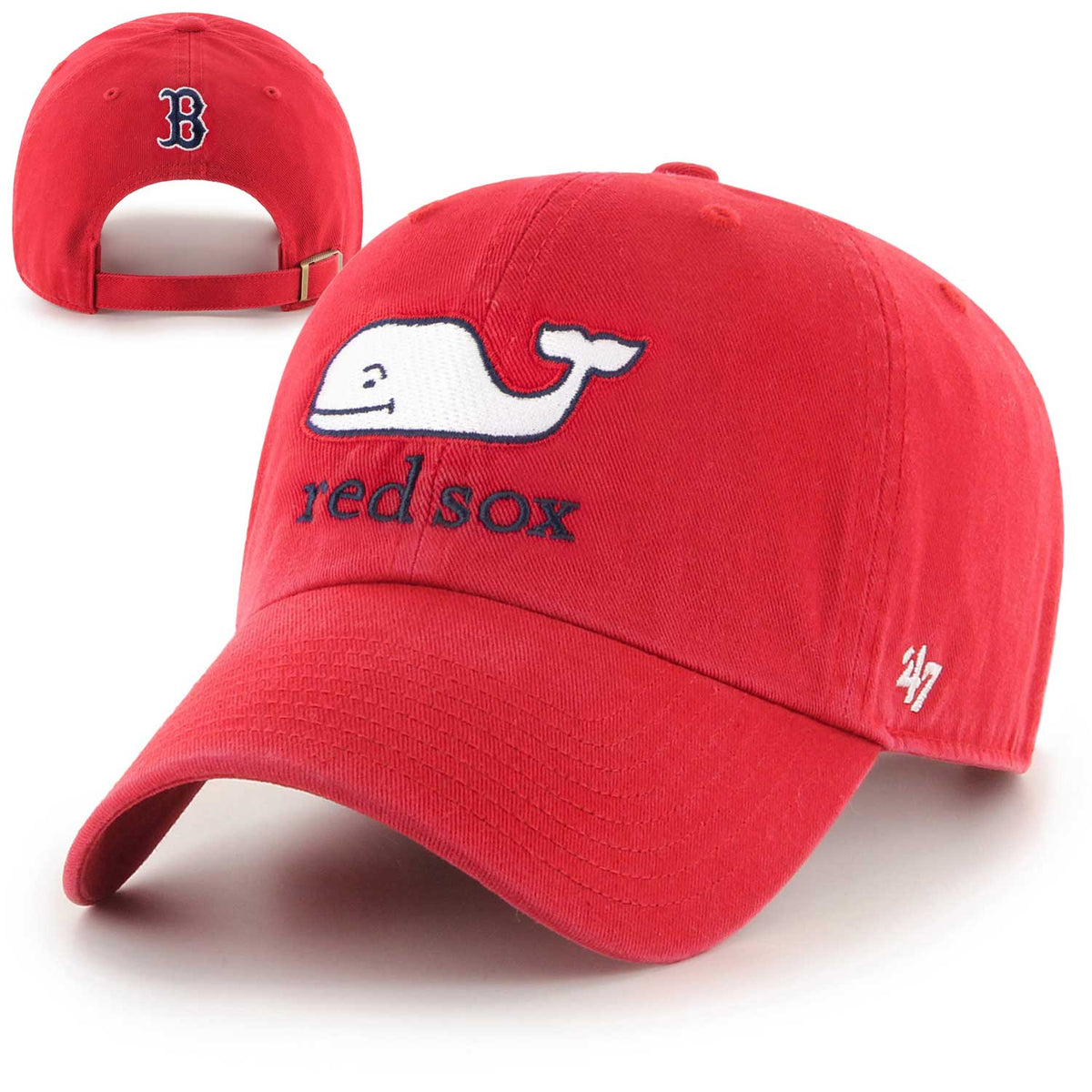 Vineyard Vines Boston Red Sox Red Clean Up Full Sail Hat – 19JerseyStreet