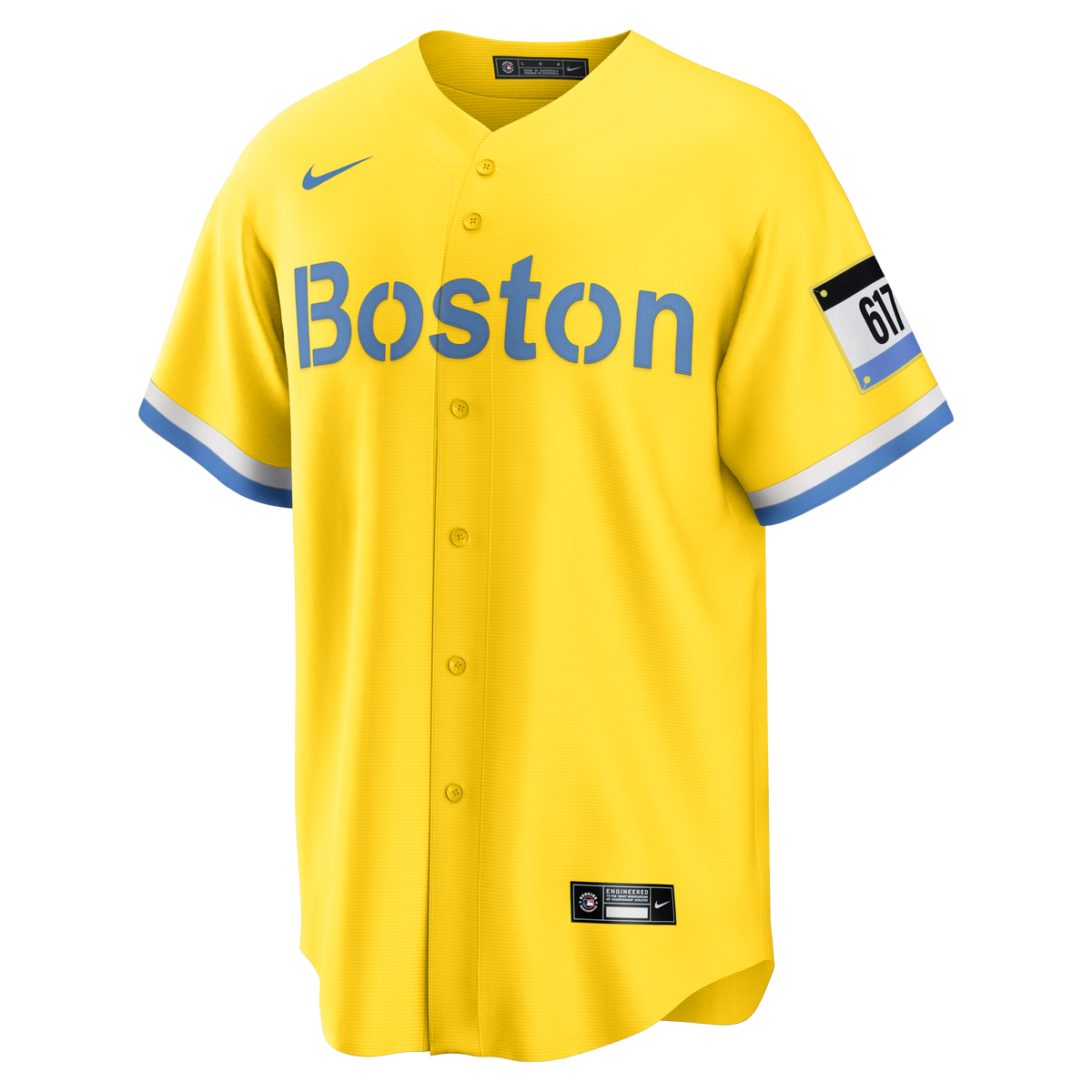 Red Sox City Connect Yellow Jersey Authentic Youth India