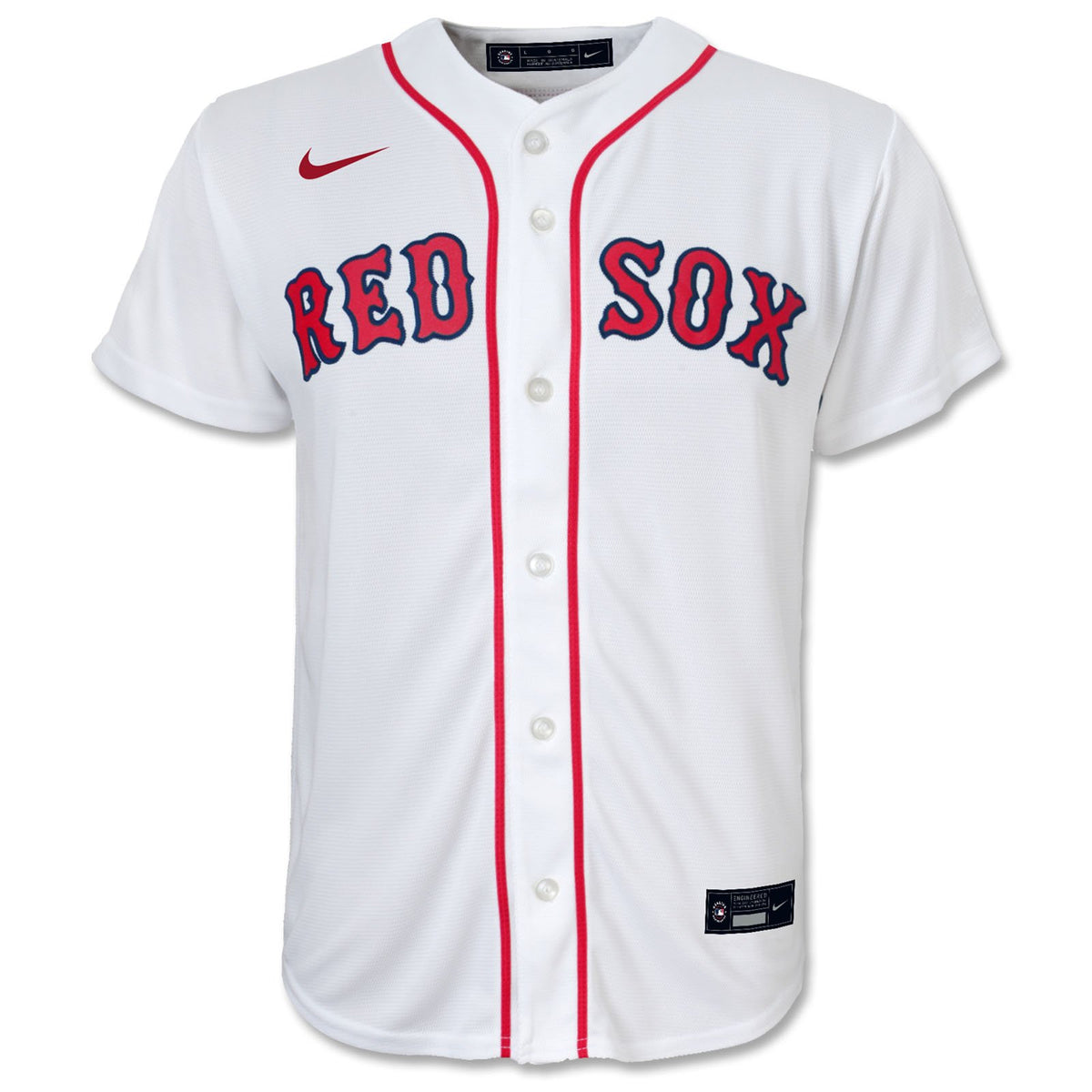 Men's Majestic Boston Red Sox Customized Replica White Home Cool