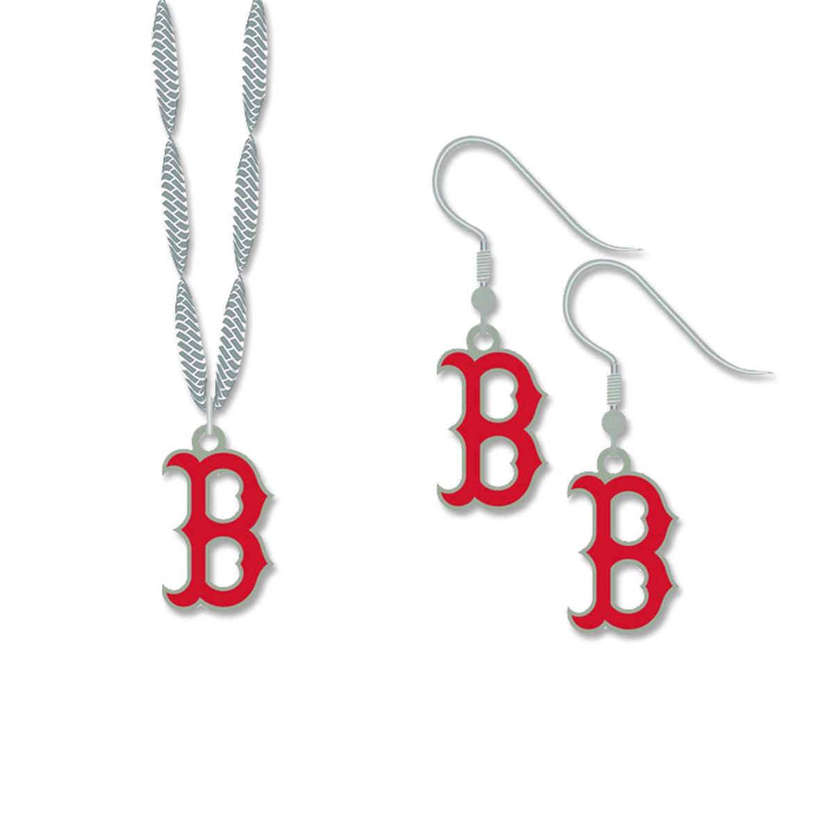 Boston Red Sox B Dangle Earrings – 19JerseyStreet