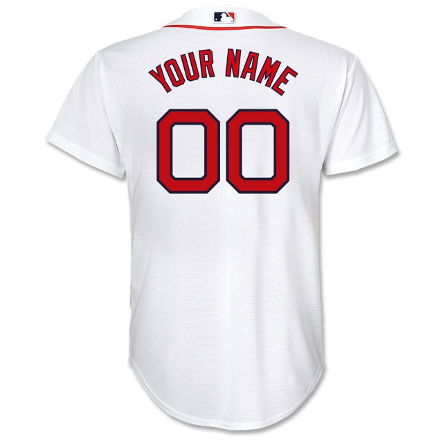 Boston Red Sox Toddler Home Blank Replica Jersey – 19JerseyStreet