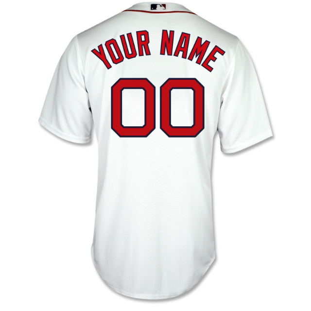 Men's Boston Red Sox Nike Red Alternate Replica Custom Jersey