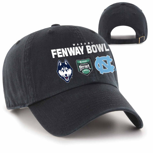 2024 Fenway Bowl Dueling UCONN vs UNC Adjustable Clean Up Hat