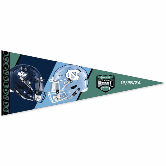 2024 Fenway Bowl UCONN vs UNC Dueling Pennant