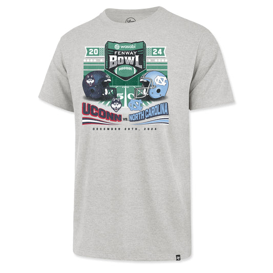 2024 Fenway Bowl Dueling UCONN vs UNC T-Shirt