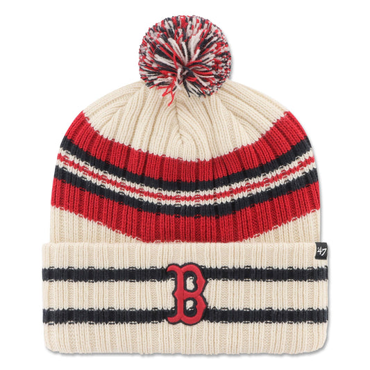 Boston Red Sox Natural Hone Knit Cap