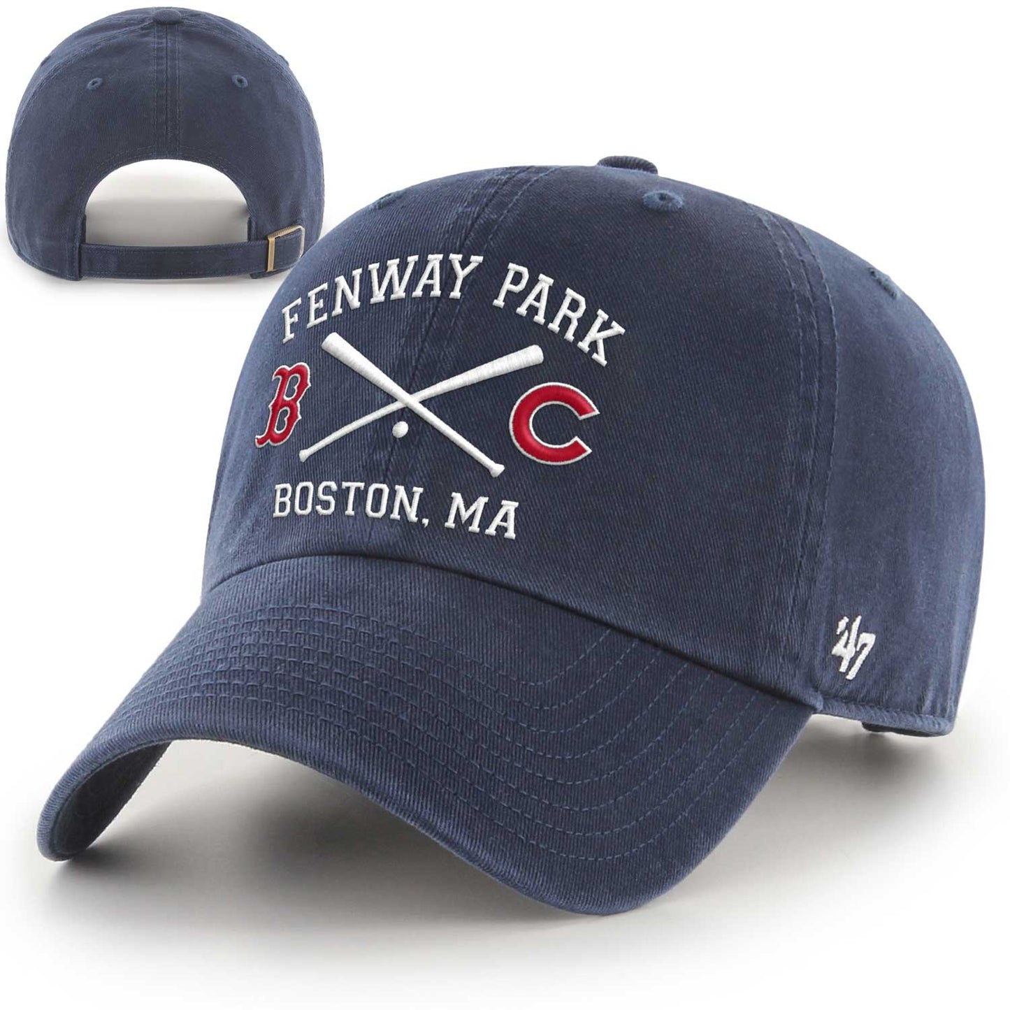 Boston Red Sox Clean-Up Navy Dueling vs Chicago Cubs Hat