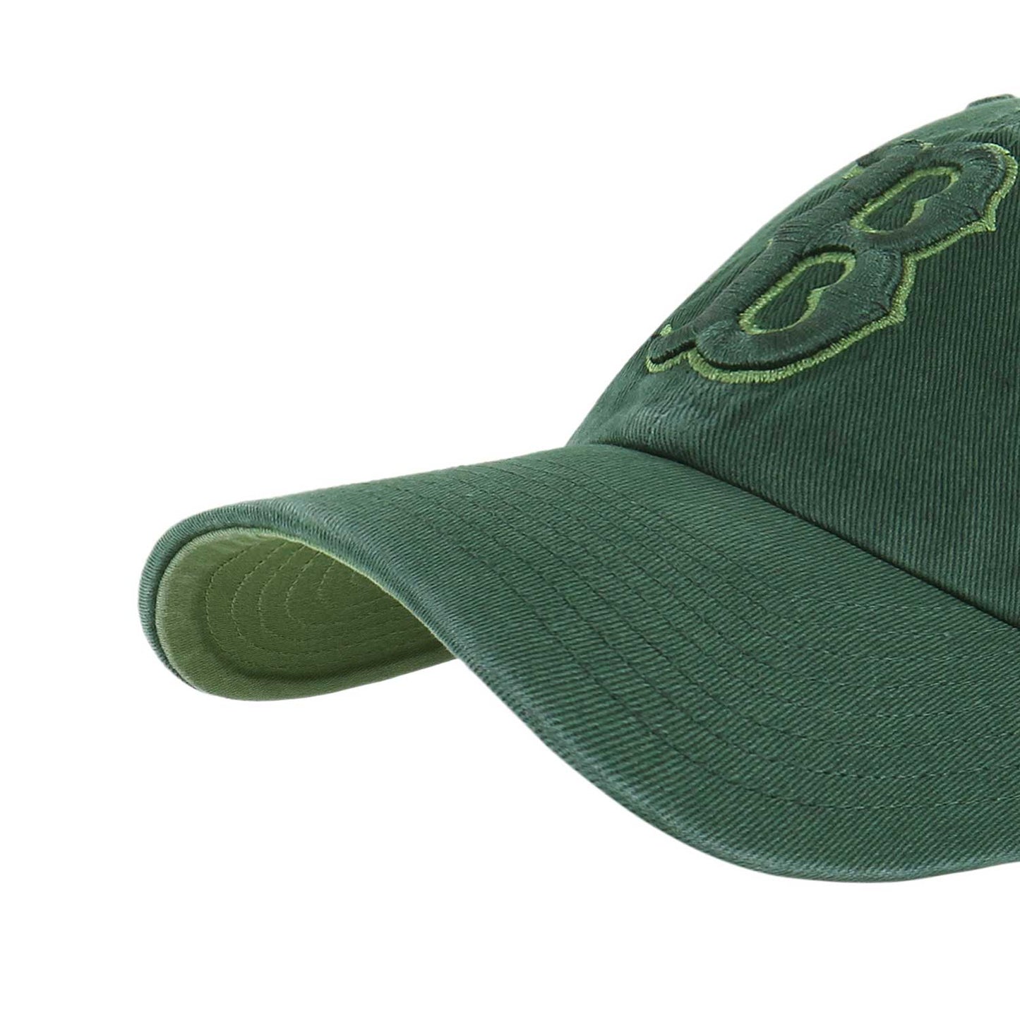 Boston Red Sox Dark Green Ballpark Clean Up Adjustable Hat