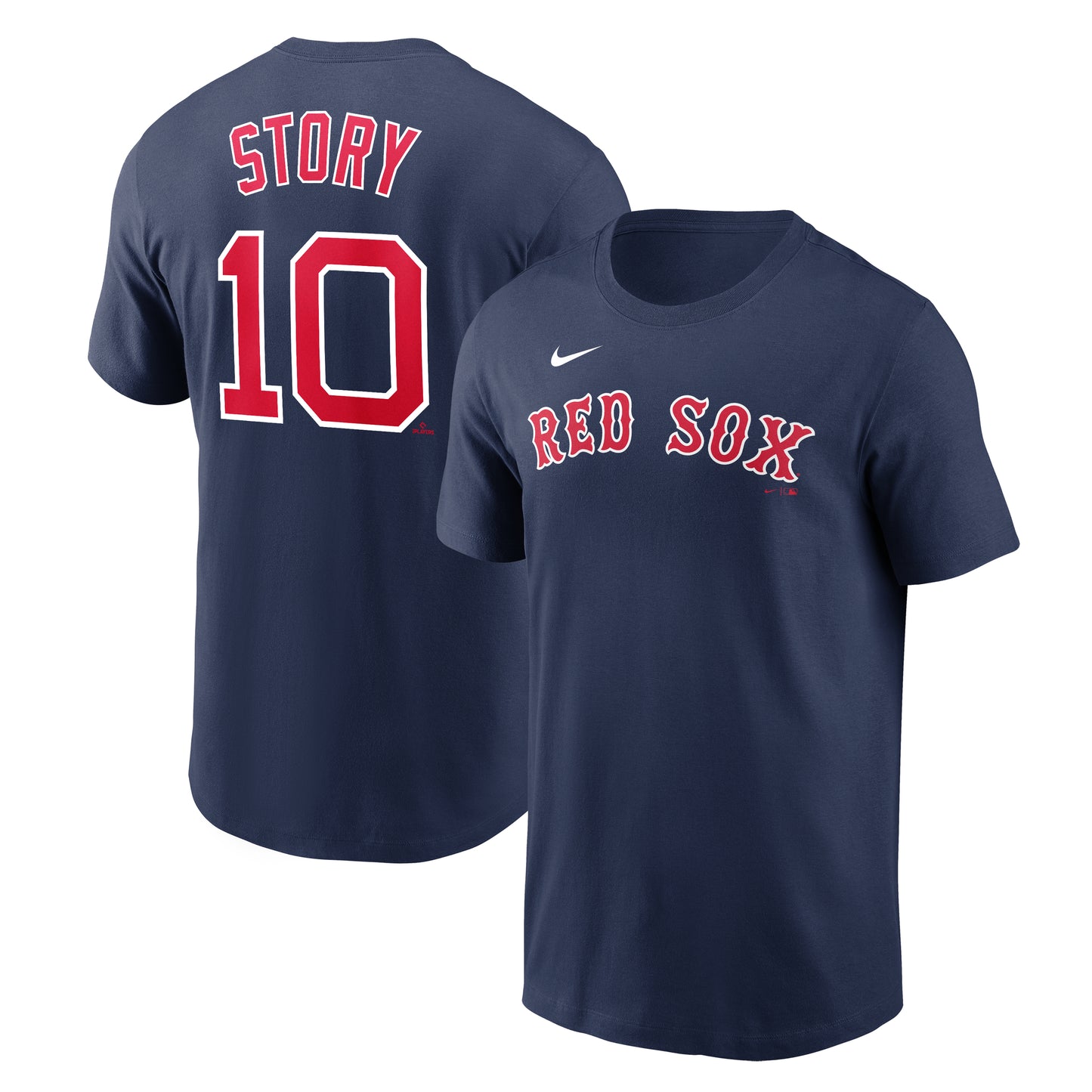 Boston Red Sox Story #10 Nike NAVY Player T-Shirt