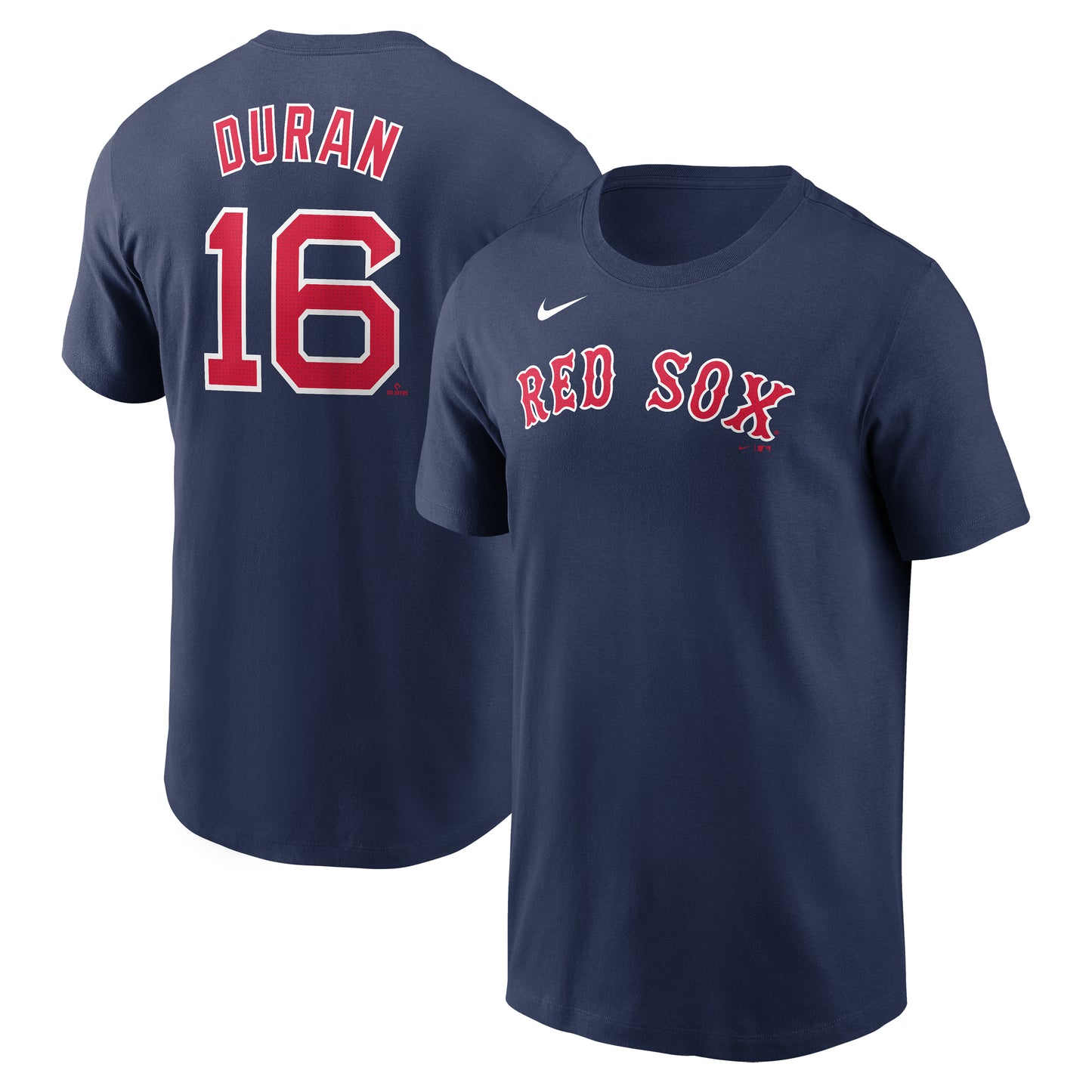 Boston Red Sox Duran #16 Nike Player T-Shirt - Navy