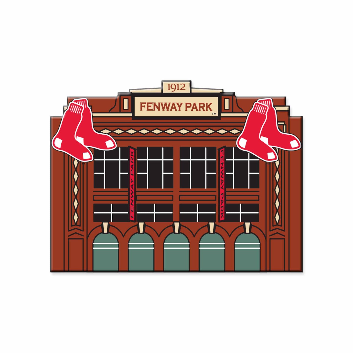 Boston Red Sox Fenway Facade Magnet