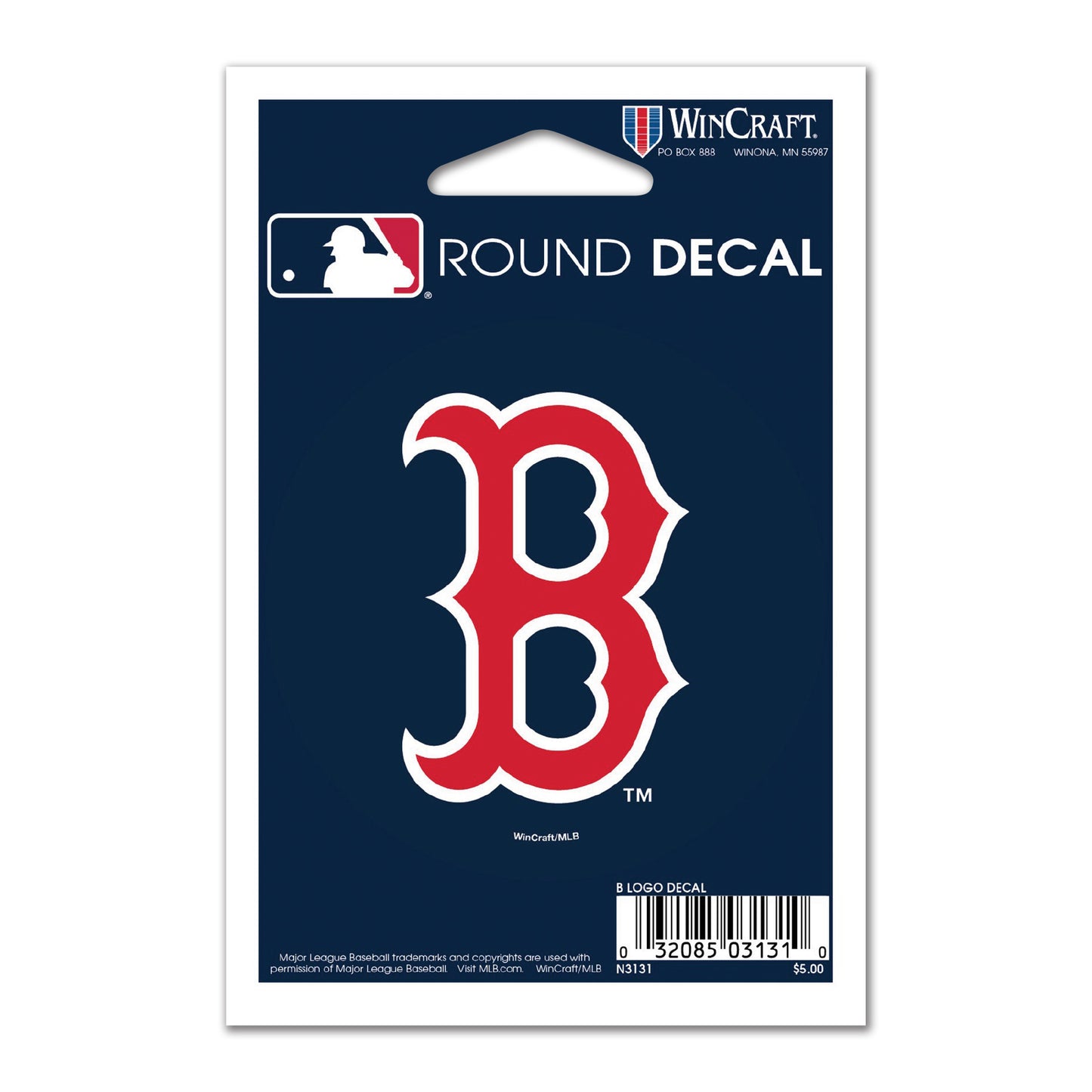 Boston Red Sox B Logo Decal