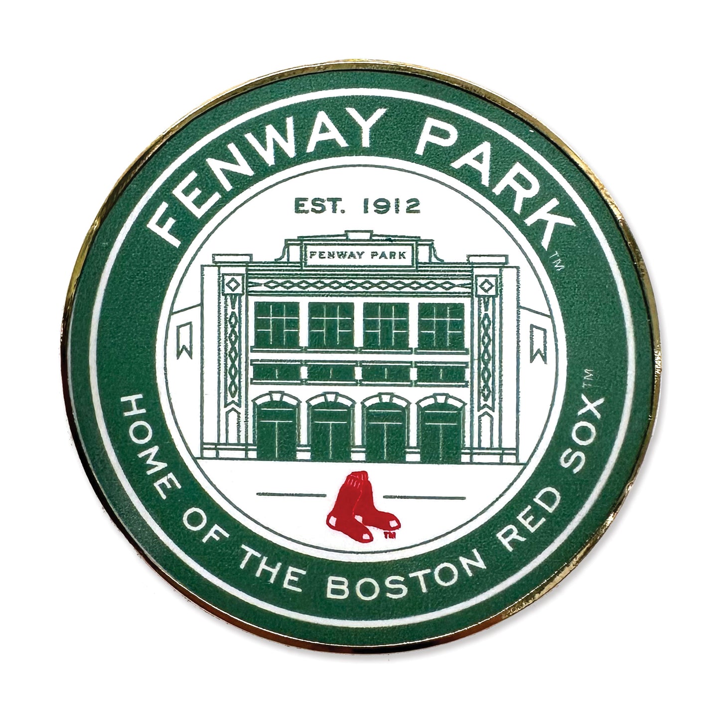 Fenway Park Coin Logo Lapel Pin