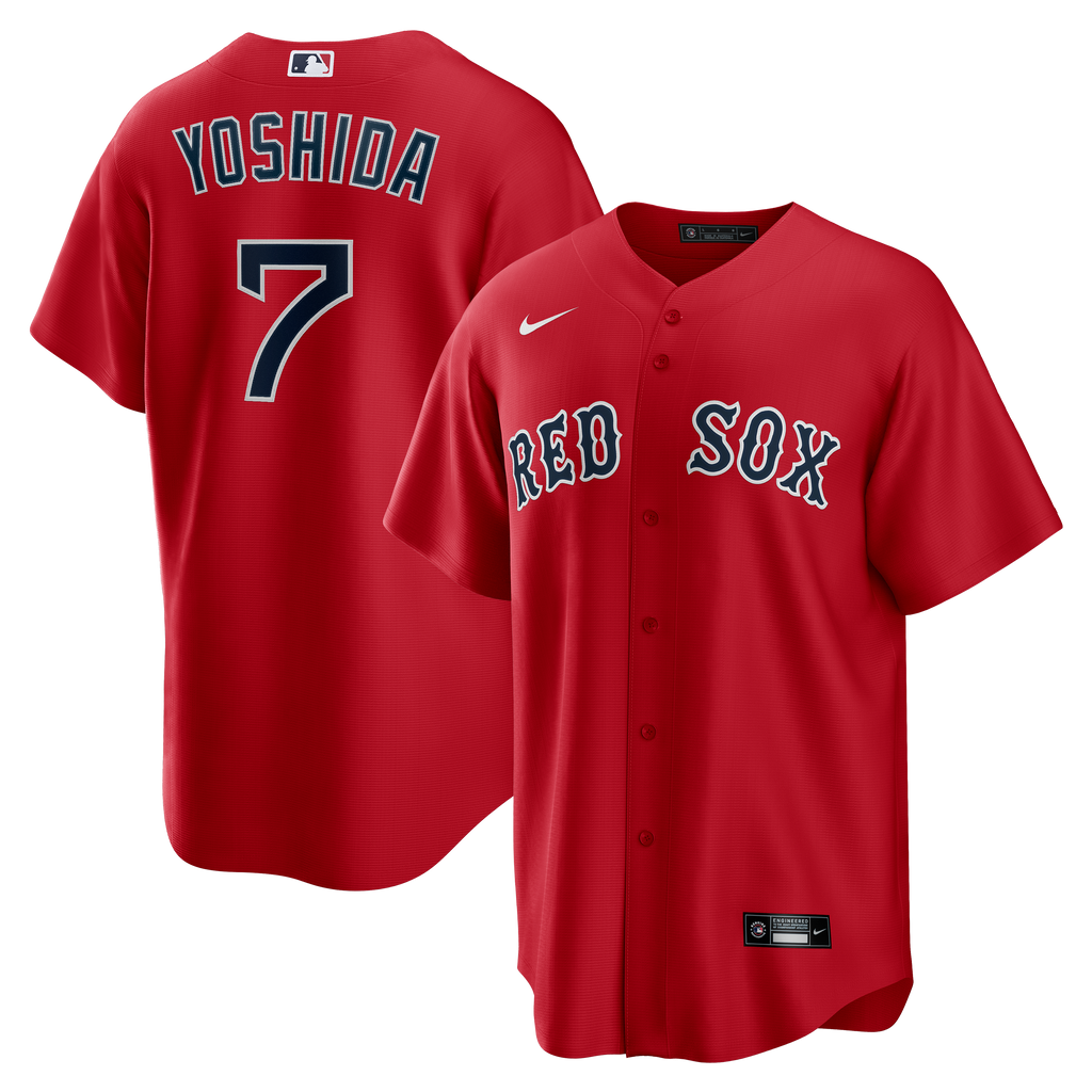 Boston Red Sox NIKE RED Home Alternate Masataka Yoshida #7 – 19JerseyStreet