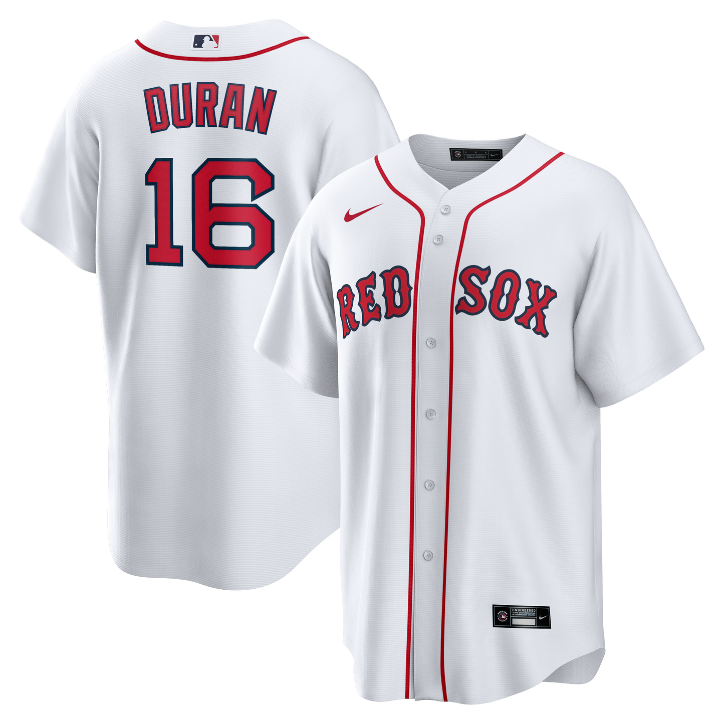 Boston Red Sox NIKE White Home Jarren Duran #16 Replica Jersey