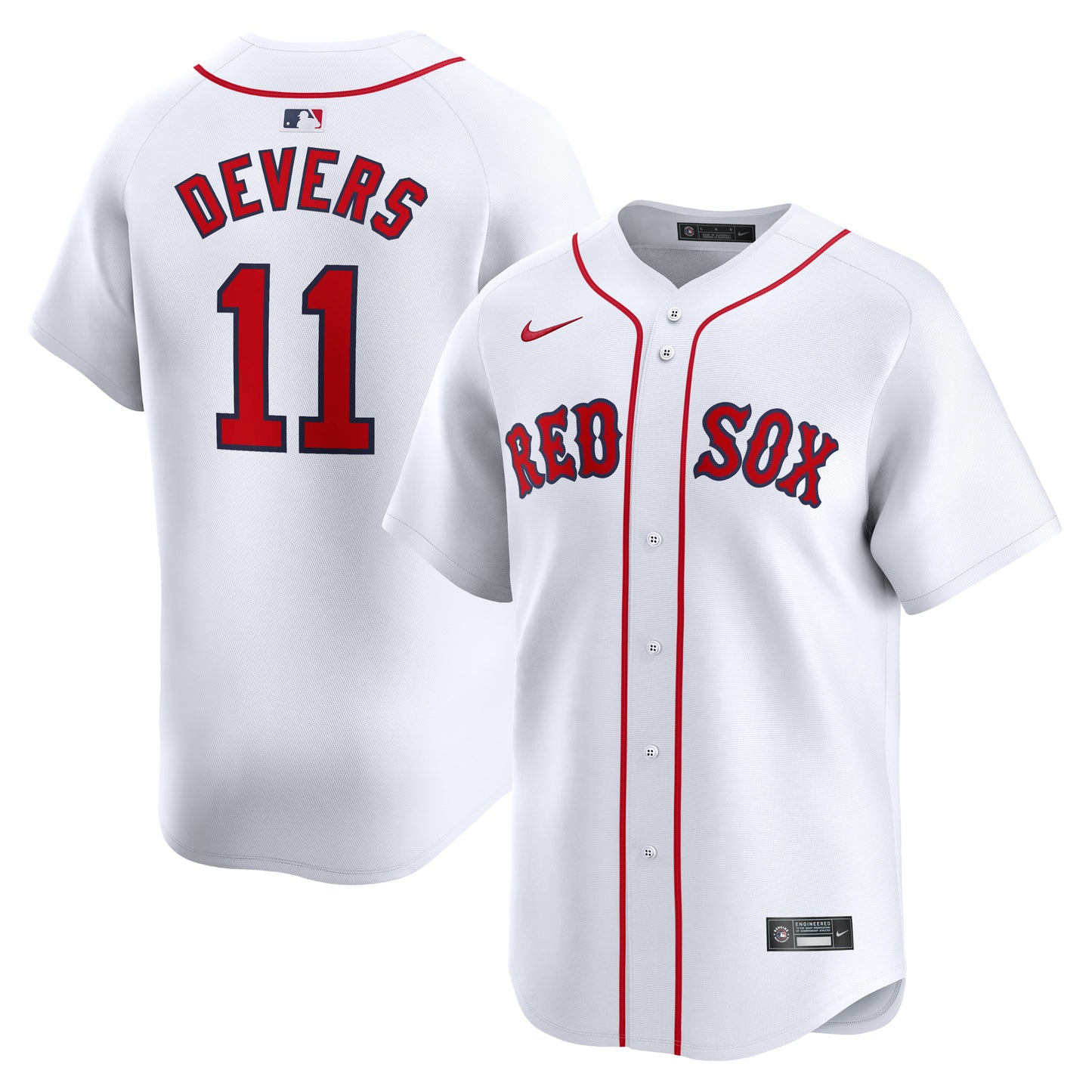 Boston Red Sox NIKE White HOME Rafeal Devers #7 Limited Jersey