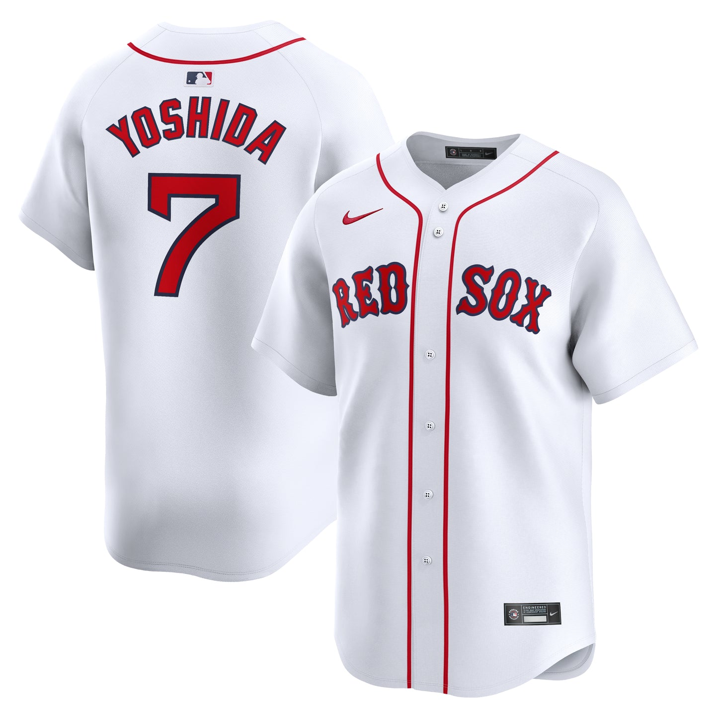 Boston Red Sox NIKE White HOME Masataka Yoshida #7 Limited Jersey