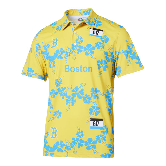 Boston Red Sox Reyn Spooner City Connect Yellow Polo