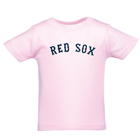 Boston Red Sox Toddler Pink Arch T-Shirt