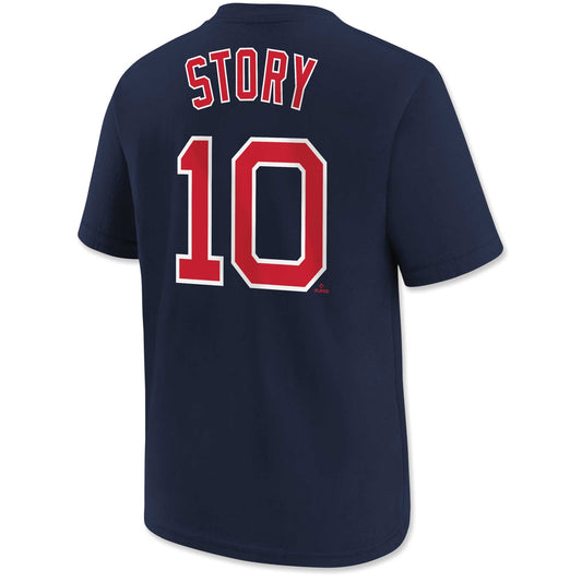 Boston Red Sox Kids Navy Trevor Story Player T-Shirt