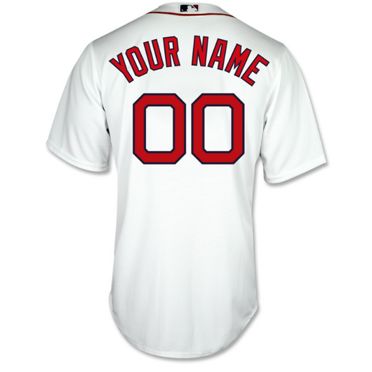 Boston Red Sox Mass Mutual Custom NIKE Home Replica Jersey