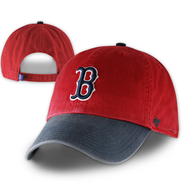 Boston Red Sox Vintage Navy Clean Up Adjustable Hat