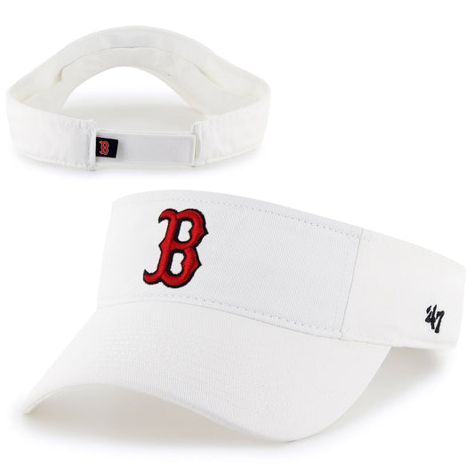 Boston Red Sox Vintage White Clean Up Adjustable Visor