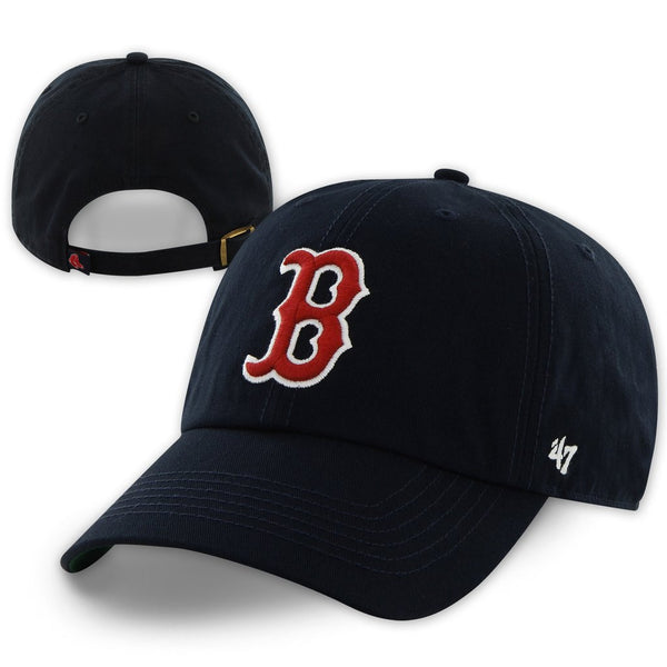 Boston Red Sox B Strong Navy Clean Up Adjustable Hat – 19JerseyStreet