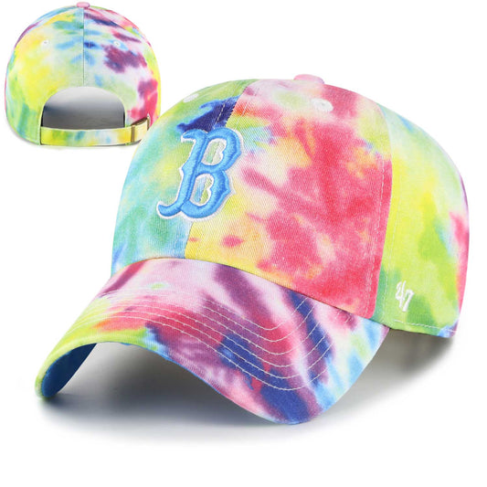 Boston Red Sox Kids Clean-Up Spectral Tie Dye