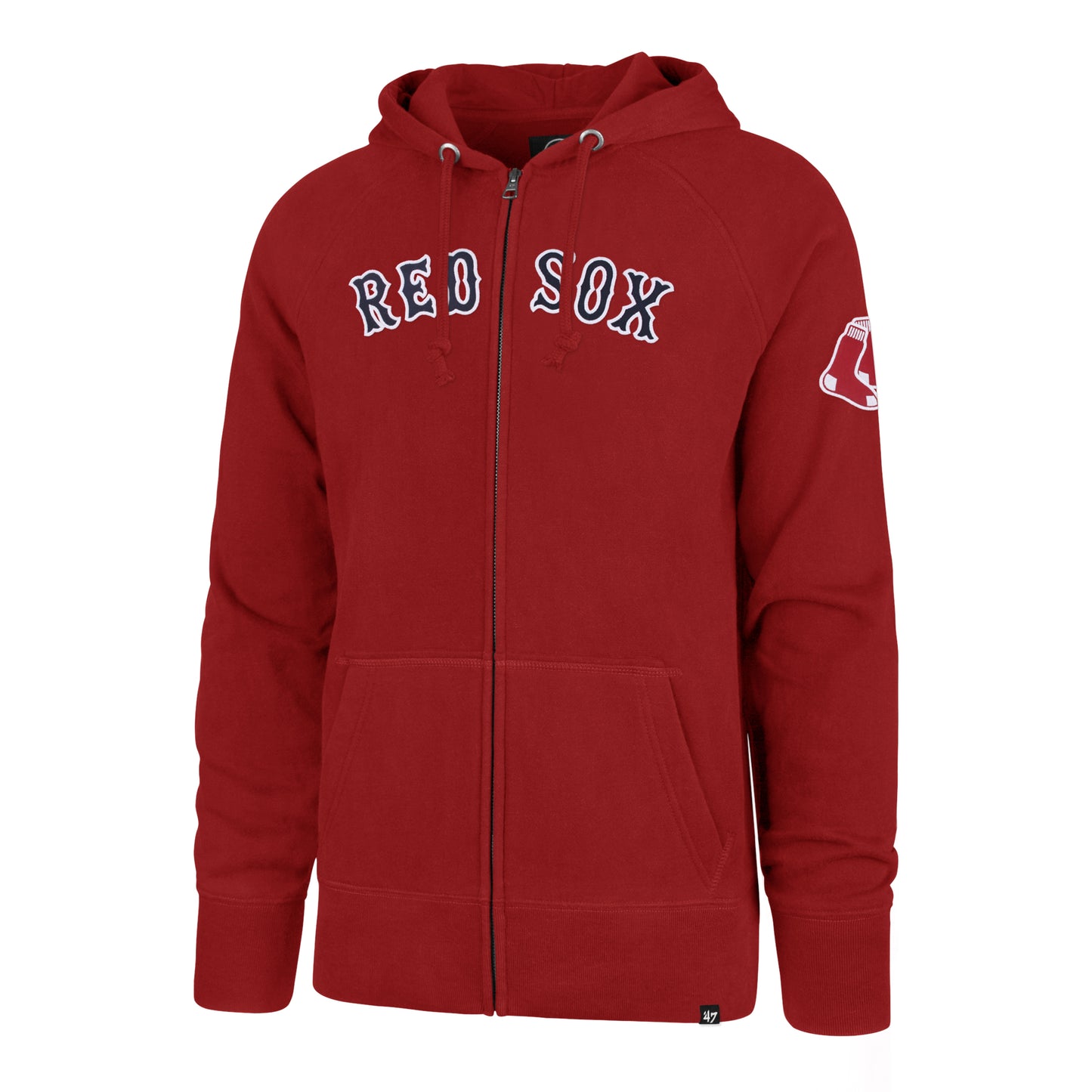 Boston Red Sox RED Full Zip Hood