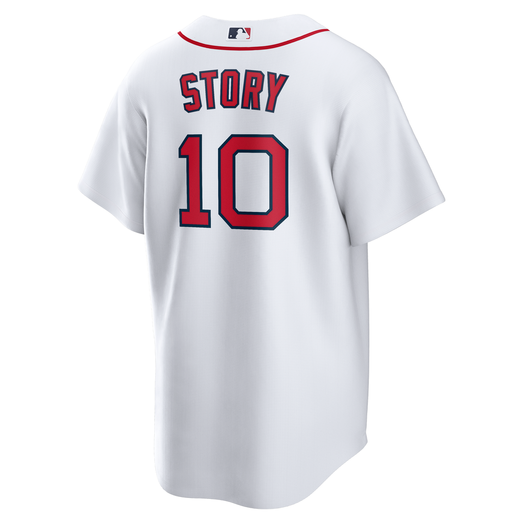 Boston Red Sox NIKE White Home Trevor Story #10 Replica Jersey –  19JerseyStreet