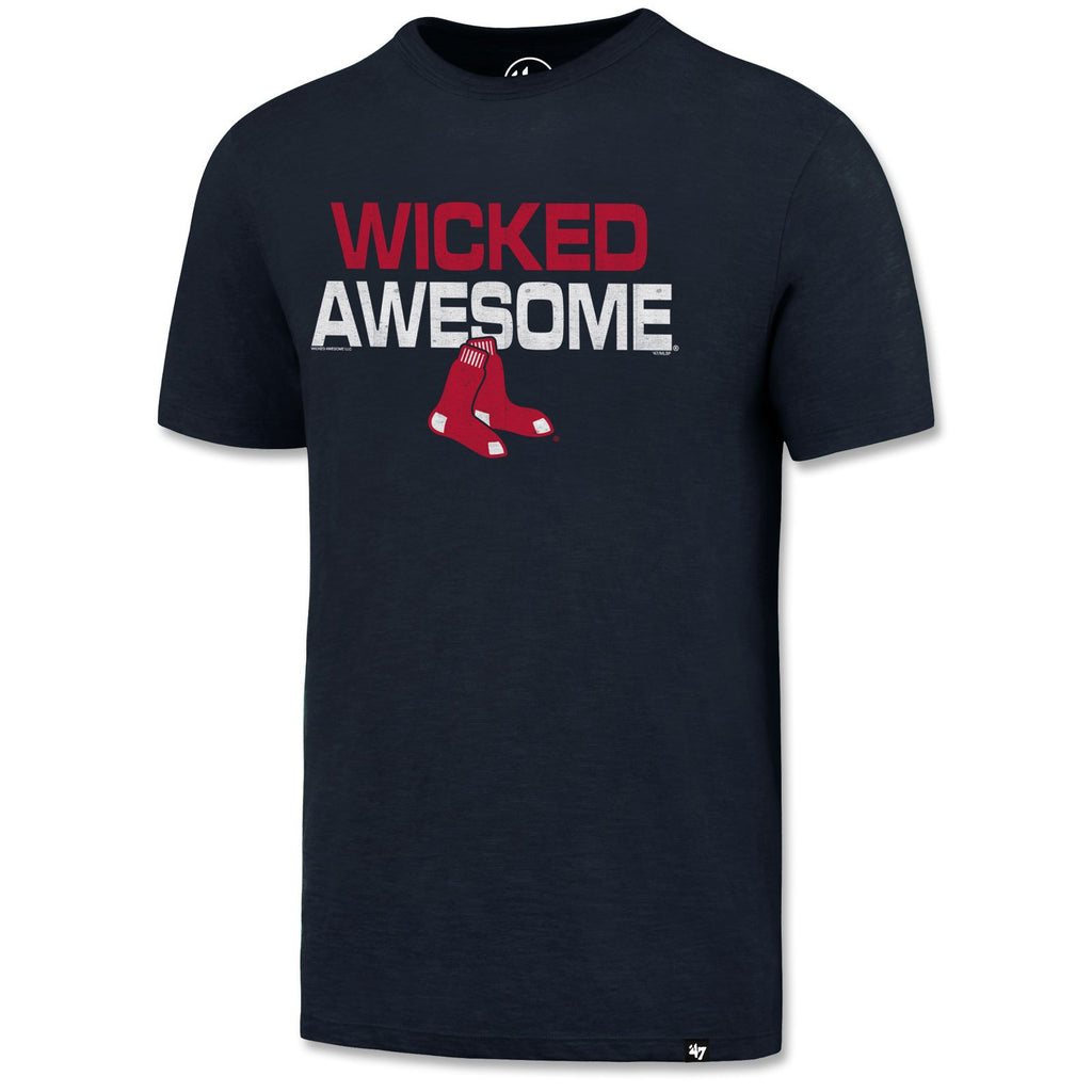 Boston Red Sox Navy Wicked Awesome Scrum Tee – 19JerseyStreet
