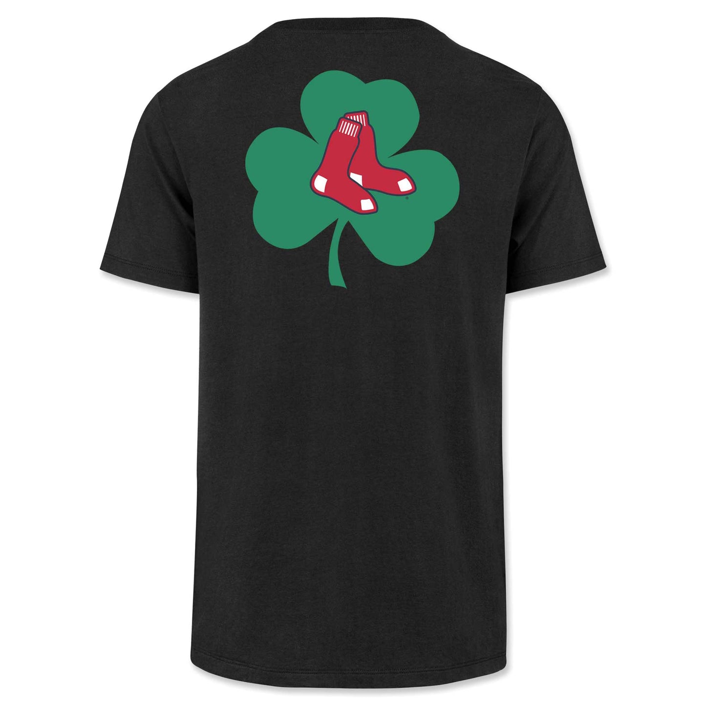 Boston Red Sox Black 2-Sided Shamrock T-Shirt