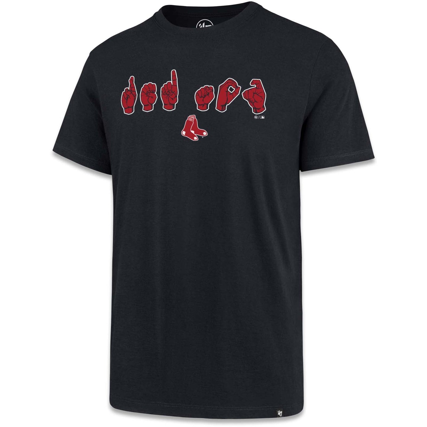 Boston Red Sox Navy Sign Language T-Shirt