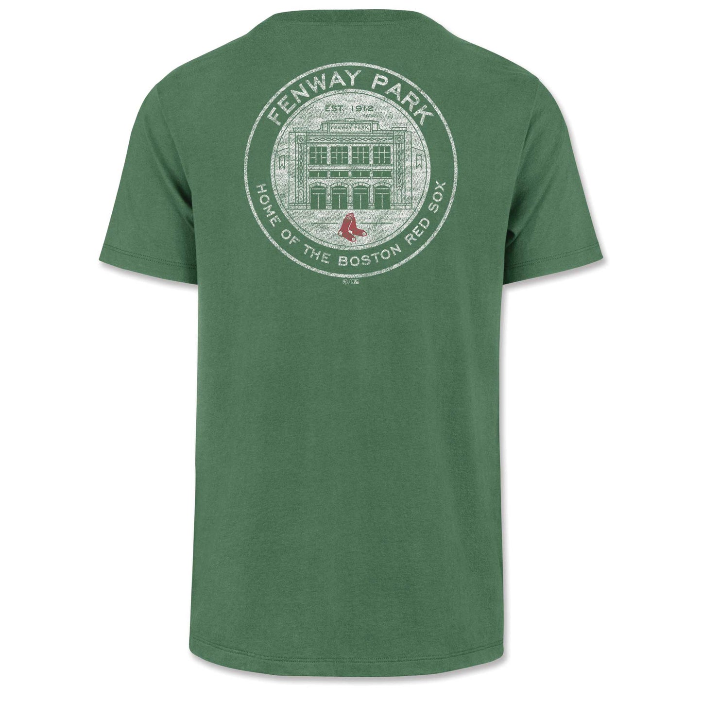 Boston Red Sox Green Open Field Franklin T-Shirt