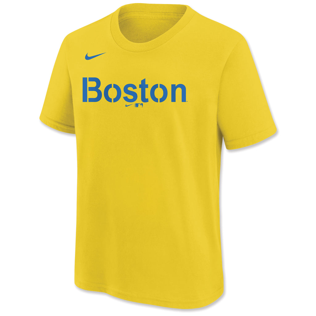 boston red sox yellow shirts