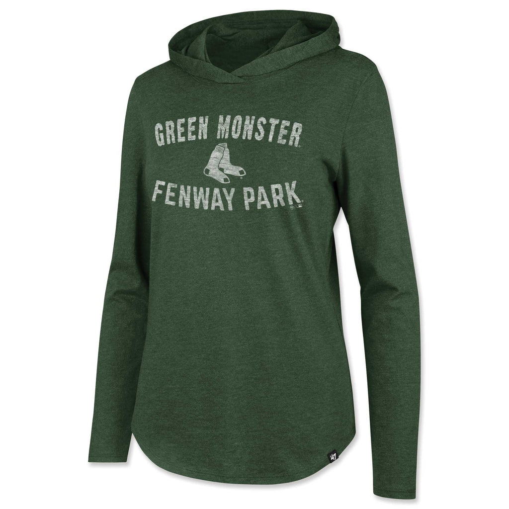 Boston Red Sox Ladies Green Monster Frankie Hooded Long Sleeve –  19JerseyStreet