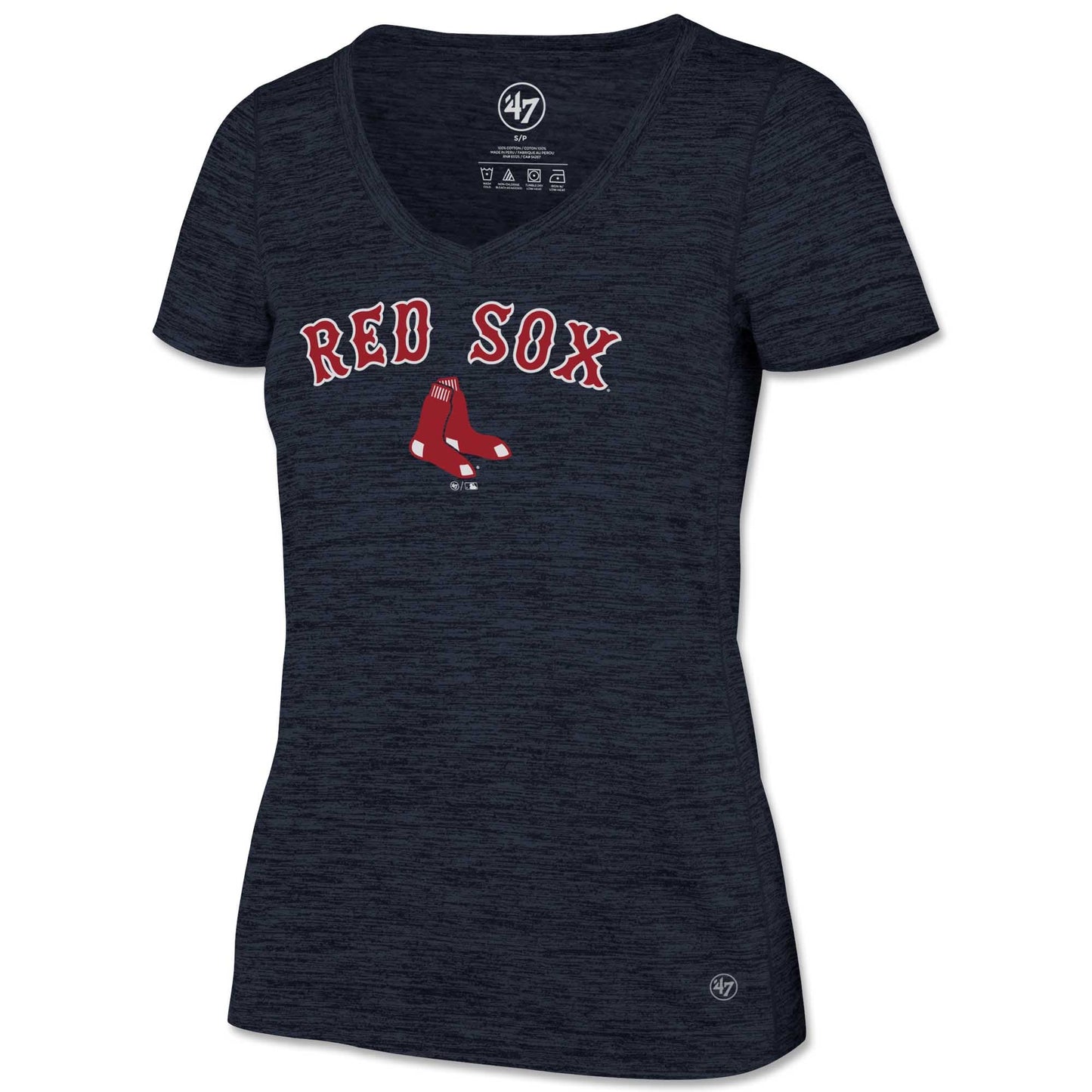 Boston Red Sox Ladies Navy Forward Impact Tee