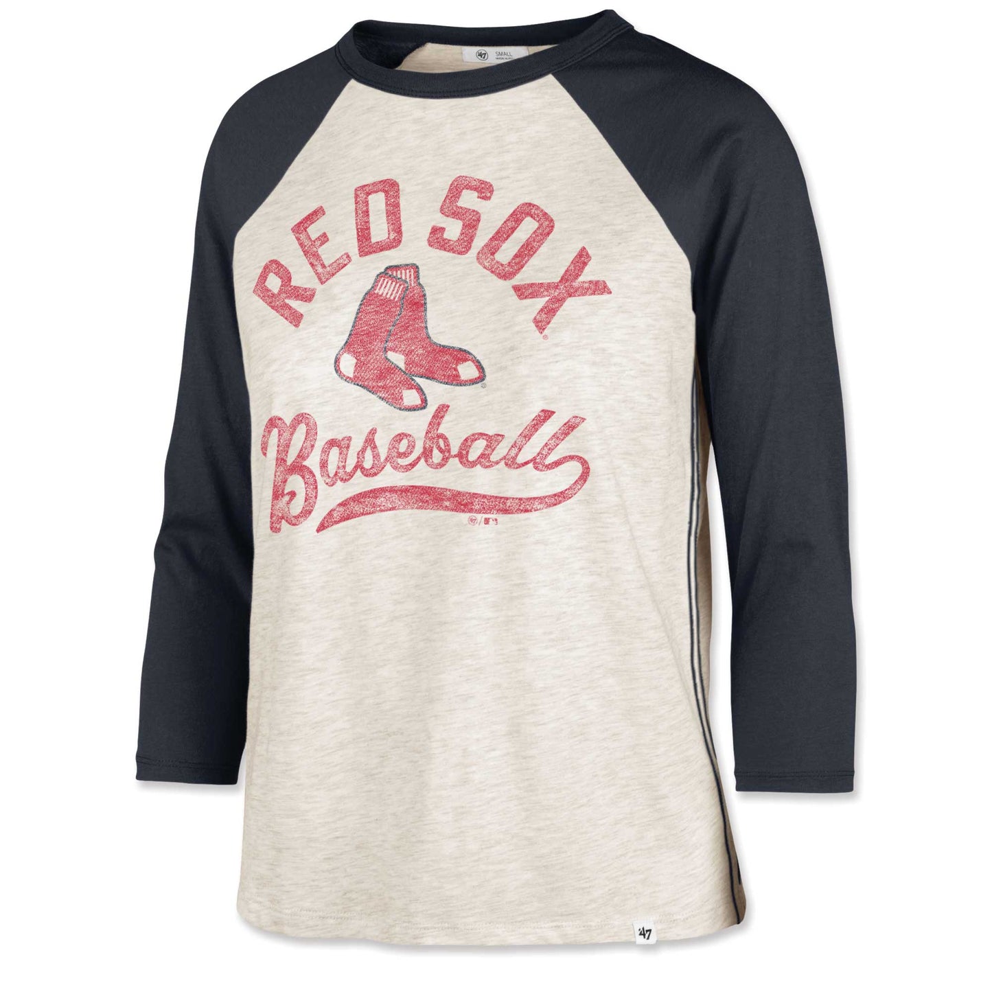 Boston Red Sox Ladies Navy Retro Daze 3/4 Sleeve