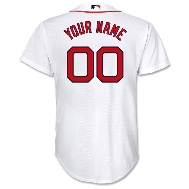 Boston Red Sox Kids Custom NIKE Home Replica Jersey