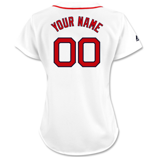 Boston Red Sox Womens Custom Nike Home Replica Jersey